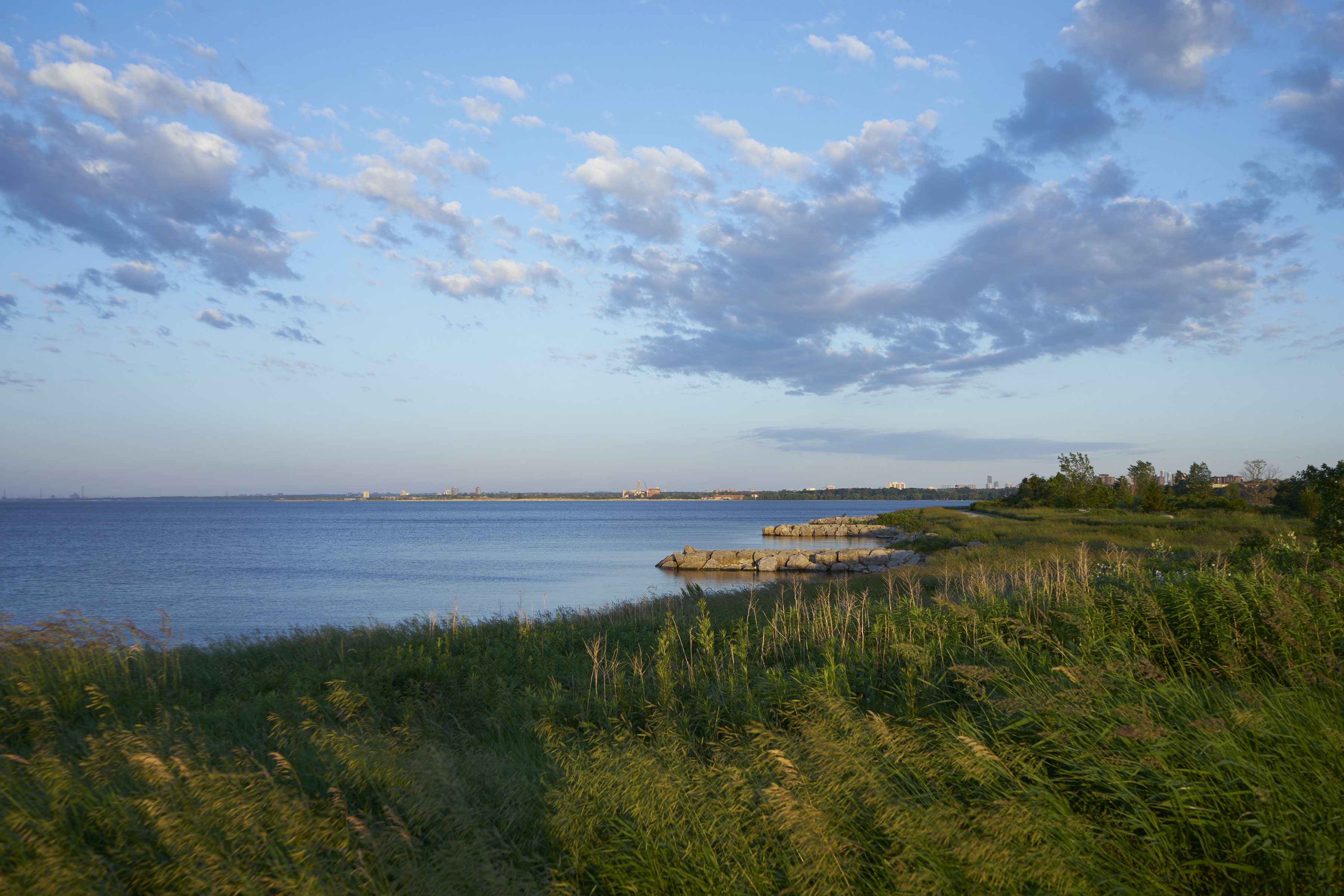 morning view from colonel samuel smith park, etobicoke