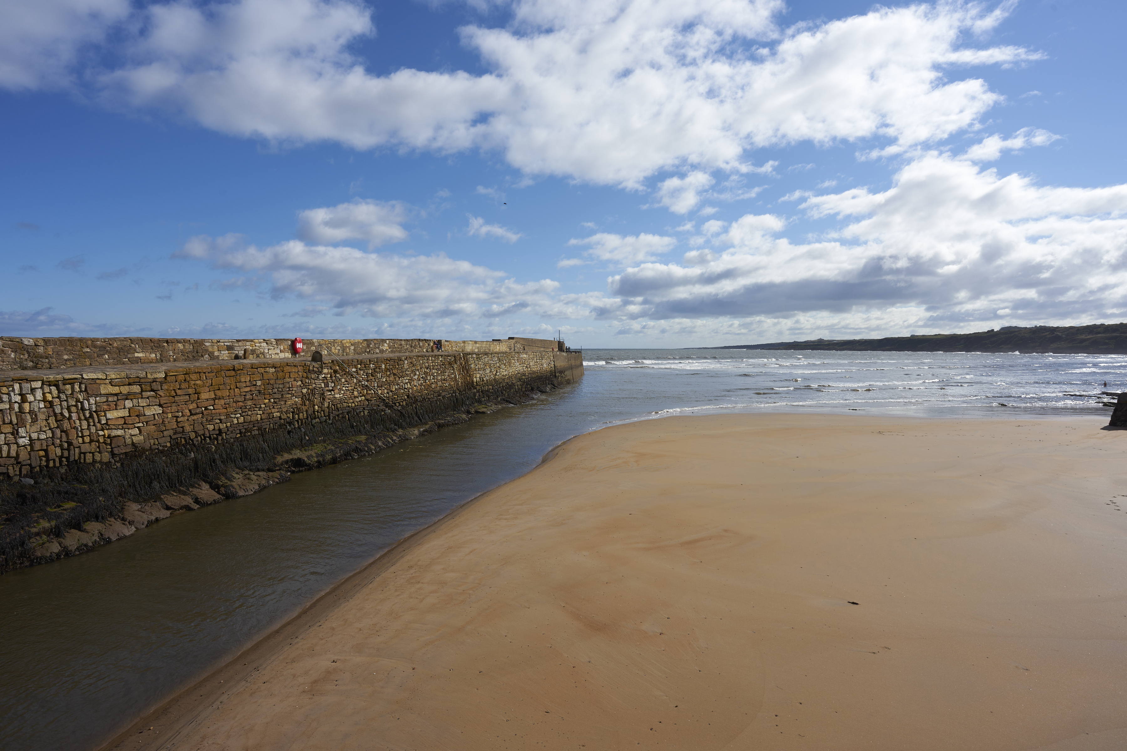 st andrews pier at low tide